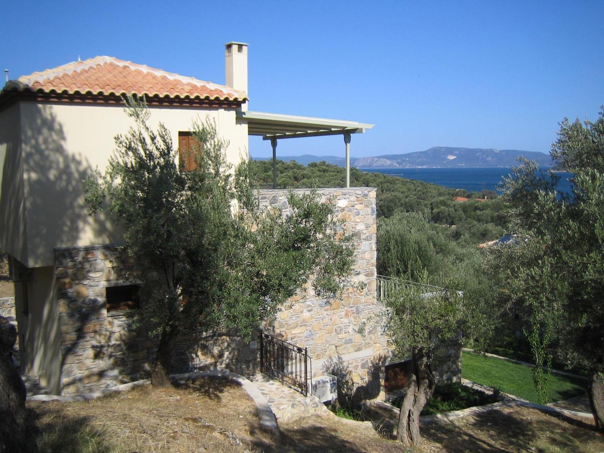 Gera'S Olive Grove - Elaionas Lesvou Hotell Marmaro  Exteriör bild