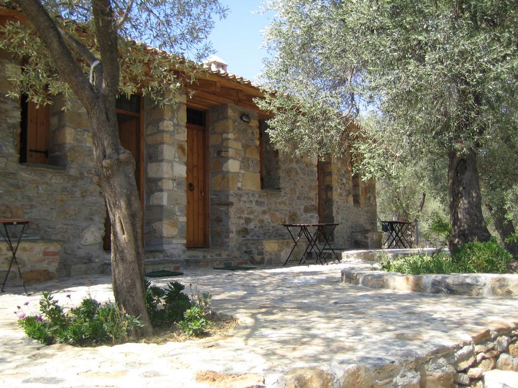 Gera'S Olive Grove - Elaionas Lesvou Hotell Marmaro  Exteriör bild